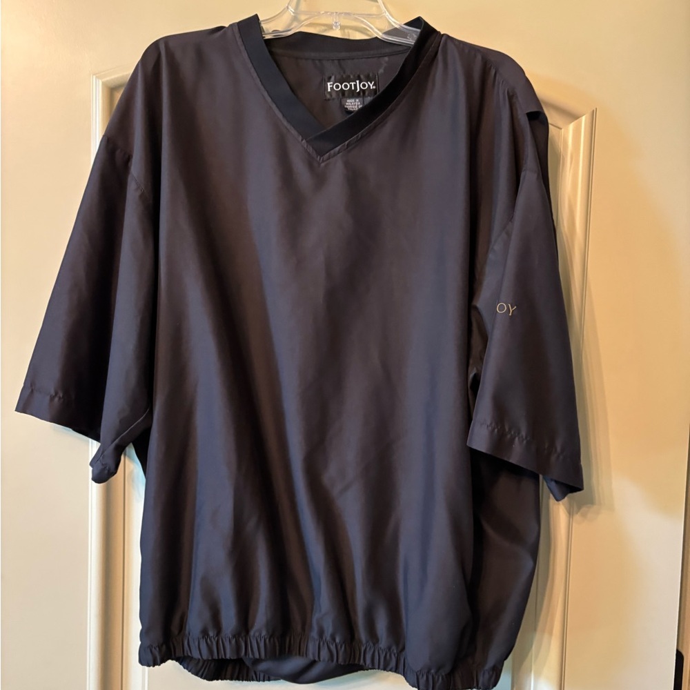 FootJoy Men's Black V-Neck Shirt
